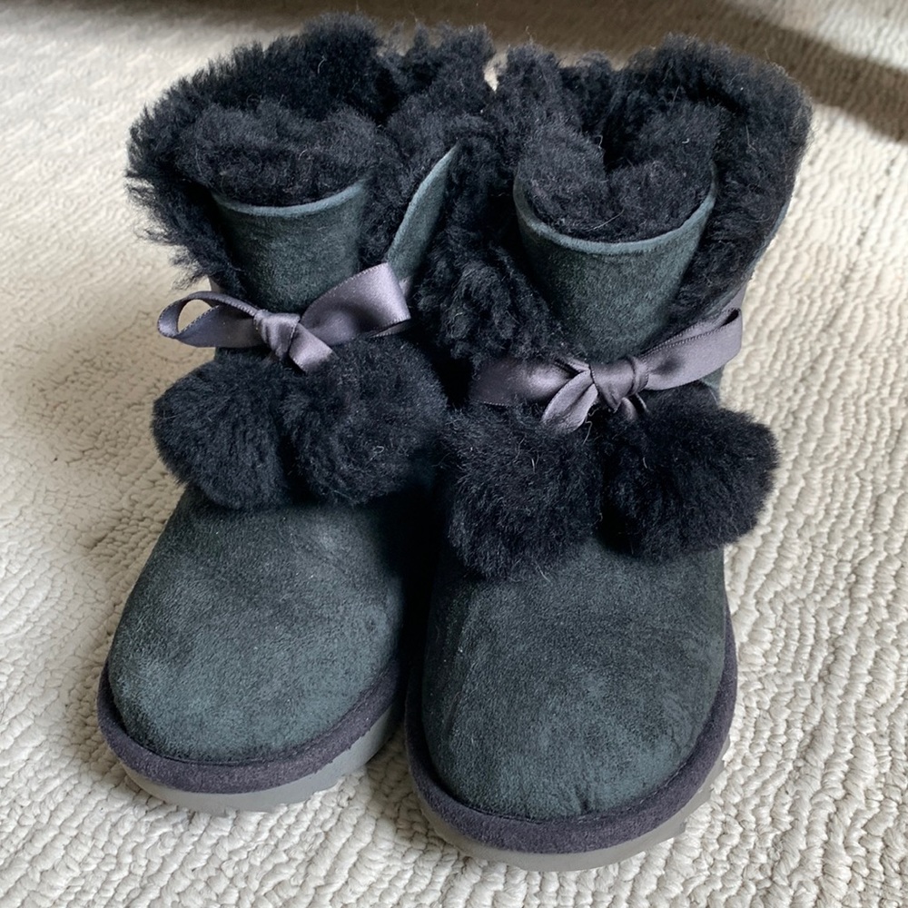 Girls Black UGG boots size 12